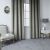 Beauty Home Κουρτίνα βελούδο σκίασης με 8 μεταλλικούς κρίκους Art 8399 140x270 Βιζόν       |  Ετοιμες κουρτίνες με σχέδιο στο espiti