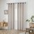 Beauty Home Κουρτίνα μεσαίας σκίασης με 8 μεταλλικούς κρίκους Effect Art 8443 140x270 Εκρού       |  Ετοιμες κουρτίνες με σχέδιο στο espiti
