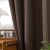 Beauty Home Κουρτίνα μεσαίας σκίασης με 8 μεταλλικούς κρίκους Illusion Art 8445 140x270 Καφέ       |  Ετοιμες κουρτίνες με σχέδιο στο espiti