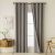 Beauty Home Κουρτίνα Full Blackout σκίασης με 8 κρίκους Total Art 8446 140x270 Αμέθυστος       |  Ετοιμες κουρτίνες με σχέδιο στο espiti