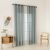 Beauty Home Κουρτίνα γάζα μονόχρωμη με 8 μεταλλικούς κρίκους Fit Art 8447 140x270 Βεραμάν       |  Ετοιμες κουρτίνες με σχέδιο στο espiti
