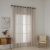 Beauty Home Κουρτίνα γάζα μονόχρωμη με 8 μεταλλικούς κρίκους Sharp Art 8448 140x270 Άμμου       |  Ετοιμες κουρτίνες με σχέδιο στο espiti