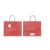 Beauty Home ΧΑΡΤΙΝΗ ΤΣΑΝΤΑ MERRY CHRISTMAS ΚΟΚΚΙΝΗ 32.5×26.5×11.5cm       |  Χριστουγεννιάτικα Διακοσμητικά στο espiti