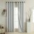 Beauty Home Κουρτίνα Full Blackout σκίασης με 8 κρίκους Soft Art 8391 Ice-Ecru 140x270 Πάγου       |  Ετοιμες κουρτίνες με σχέδιο στο espiti