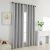 Beauty Home Κουρτίνα Full Blackout σκίασης με 8 κρίκους Elite Art 8392 Silver-Νο4 140x270 Γκρι       |  Ετοιμες κουρτίνες με σχέδιο στο espiti