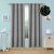 Beauty Home Κουρτίνα φωσφορίζουσα με 8 κρίκους Art 6140 140x260 Γκρι       |  Ετοιμες παιδικές κουρτίνες στο espiti
