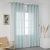 Beauty Home Κουρτίνα γάζα με σενίλ και 8 μεταλλικούς κρίκους Art 8441 140x270 Βεραμάν       |  Ετοιμες κουρτίνες με σχέδιο στο espiti