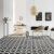 Beauty Home Πατάκι Vibe Art 9577 67x150 Stone White Ανθρακί Λευκό       |  Χαλιά Διάδρομοι στο espiti