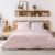 Beauty Home Σετ σεντόνια υπέρδιπλα με λάστιχο Cays Art 12189 170x200+30 Σομόν       |  Σεντόνια Υπέρδιπλα / King Size στο espiti