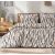 Beauty Home Σετ σεντόνια φανελένια King Size με λάστιχο Pinot Art 12632 185x200+32 Μπεζ,Πράσινο       |  Σεντόνια Υπέρδιπλα / King Size στο espiti