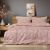 Beauty Home Σετ σεντόνια υπέρδιπλα με λάστιχο Art 12214 Flora 100% Βαμβακοσατέν 300tc 170x200+30 Σομόν       |  Σεντόνια Υπέρδιπλα / King Size στο espiti