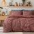 Beauty Home Σετ κουβερλί υπέρδιπλο Art 12210 Indra 100% Βαμβακοσατέν 300tc 220x240 Σάπιο μήλο       |  Κουβερλί Υπέρδιπλα στο espiti