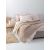 Κουβέρτα muslin 250x240 MOUS BEIGE Palamaiki |  Κουβέρτες Βελουτέ Υπέρδιπλες στο espiti