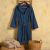 ΜΠΟΥΡΝΟΥΖΙ ΕΝΗΛΙΚΩΝ BLOOM NAVY BLUE SMALL S MELINEN |  Μπουρνούζια στο espiti
