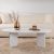 Τραπέζι σαλονιού Tabletod pakoworld σε λευκή απόχρωση 119x60x40εκ |  Τραπεζάκια σαλονιού στο espiti
