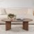 Τραπέζι σαλονιού Tabletod pakoworld σε καρυδί απόχρωση 119x60x40εκ |  Τραπεζάκια σαλονιού στο espiti