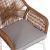 ΠΟΛΥΘΡΟΝΑ TOPIN HM6048.11 ΑΛΟΥΜΙΝΙΟ ΛΕΥΚΟ-P.E. RATTAN ΜΠΕΖ 59x63x81Υεκ |  Πολυθρόνες κήπου στο espiti