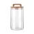 ESTIA ΔΟΧΕΙΟ ΑΠΟΘΗΚΕΥΣΗΣ ALLURE ΓΥΑΛΙΝΟ 1000ml 10x10x19cm - 01-17484 Estia |  Εργαλεία Κουζίνας - Αξεσουάρ στο espiti