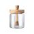 ESTIA ΔΟΧΕΙΟ ΜΕΛΙΟΥ ALLURE ΓΥΑΛΙΝΟ 450ml 9x9x13.5cm ΜΕ ΚΟΥΤΑΛΙ ΜΕΛΙΟΥ - 01-17453 Estia |  Εργαλεία Κουζίνας - Αξεσουάρ στο espiti