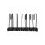 ESTIA ΘΗΚΗ ΜΕ ΔΙΑΧΩΡΙΣΤΙΚΑ BAMBOO ESSENTIALS ΜΕΤΑΛΛΙΚΗ ΜΕ ΧΕΡΟΥΛΙ 30.5x17.7x19cm ΜΑΥΡΗ - 01-29890 Estia |  Εργαλεία Κουζίνας - Αξεσουάρ στο espiti