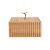 ESTIA ΚΟΥΤΙ ΑΠΟΘΗΚΕΥΣΗΣ ΚΑΙ ΟΡΓΑΝΩΣΗΣ BAMBOO ESSENTIALS 15x15x7cm - 02-13103 Estia |  Αξεσουάρ Μπάνιου - διάφορα στο espiti