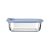 ESTIA ΦΑΓΗΤΟΔΟΧΕΙΟ COLORSEAL ΓΥΑΛΙΝΟ 640ml 18.9x14.5x6.7 ΜΕ ΚΑΠΑΚΙ ΣΙΛΙΚΟΝΗΣ ΜΠΛΕ - 01-26523 Estia |  Εργαλεία Κουζίνας - Αξεσουάρ στο espiti