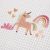 ΚΟΥΒΕΡΤΑ ΠΙΚΕ ΑΓΚΑΛΙΑΣ 80X110 ADAM HOME UNICORN WHITE |  Βρεφικές Κουβέρτες στο espiti