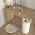 Τραπέζι μπαρ Bohema Megapap χρώμα sepet oak - ivory 150x51,6x101,8εκ. |  Τραπέζια στο espiti