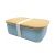 Lunchbox με καπάκι από bamboo 900ml Μπλε |  Βρεφικές Πάντες στο espiti