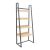 Βιβλιοθήκη Ryder pakoworld σε oak-μαύρη απόχρωση 75x36x185εκ |  Βιβλιοθήκες στο espiti