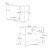 Γραφείο reception Gemini Megapap χρώμα φυσικό οξιάς - ανθρακί 120x70x110εκ. |  Reception γραφείου στο espiti