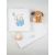 Σετ πετσέτες κεντητές Bear 04 White/Blue Sunshinehome |  Σετ Πετσέτες στο espiti