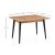 Τραπέζι Dolunay Megapap επεκτεινόμενο χρώμα atlantic pine - μαύρο 100x60(120x100)x79,5εκ. |  Τραπέζια στο espiti