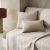 Ριχτάρι Τριθέσιου 180x310cm GOFIS HOME  Laurel Hemp Beige 731/04 |  Ριχτάρια στο espiti