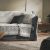 Ριχτάρι Πολυθρόνας 180x180cm GOFIS HOME  Indira Ecru/Black 258/05 |  Ριχτάρια στο espiti