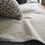 Ριχτάρι Πολυθρόνας 180x180cm GOFIS HOME  Indira Ecru/Black 258/05 |  Ριχτάρια στο espiti