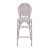 ΣΚΑΜΠΩ ΑΛΟΥΜΙΝΙΟΥ BAMBOO LOOK ΠΑΤΙΝΑ ΛΕΥΚΟ ΜΕ TEXTLINE HM5110 41x52x116 εκ. |  Σκαμπώ κήπου στο espiti