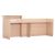 ΓΡΑΦΕΙΟ ΥΠΟΔΟΧΗΣ DALTON HM2068.02 ΜΕΛΑΜΙΝΗ ΣΕ SONAMA-ΜΠΕΖ 240x80x106Υεκ. |  Γραφεία στο espiti