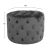 ΣΚΑΜΠΟ KASSIE  ΓΚΡΙ ΒΕΛΟΥΔΟ ΤΥΠΟΥ CHESTERFIELD HM8406.01 Φ60x43Υ εκ. |  Σκαμπώ στο espiti