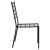 ΜΕΤΑΛΛΙΚΗ ΚΑΡΕΚΛΑ EMERY HM5509 ΣΕ ΜΑΥΡΗ ΑΠΟΧΡΩΣΗ 46x58x88  cm |  Πολυθρόνες κήπου στο espiti