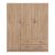 ΝΤΟΥΛΑΠΑ 3ΦΥΛΛΗ CARLY HM384.02 ΜΕ ΔΥΟ ΣΥΡΤΑΡΙΑ SONAMA 150X55Χ180Υεκ. |  Ντουλάπες ρούχων στο espiti