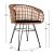 ΣΕΤ 3ΤΜΧ ALLEGRA WICKER ΜΕ ΤΡΑΠΕΖΙ 80X80Χ78Υ ΜΠΕΖ & ΜΑΥΡΟ ΧΡΩΜΑ HM10481 |  Σετ τραπεζαρία κήπου στο espiti