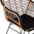 ΠΟΛΥΘΡΟΝΑ ΜΕ ΜΑΞΙΛΑΡΙ ΜΕΤΑΛΛΙΚΗ ALLEGRA HM5663 ΜΕ WICKER ΜΠΕΖ & ΜΑΥΡΟ ΧΡΩΜΑ  58x60x82Υ εκ. |  Πολυθρόνες κήπου στο espiti