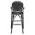 ΣΚΑΜΠΟ ΑΛΟΥΜΙΝΙΟΥ BAMBOO LOOK ΜΕ WICKER ΜΑΥΡΟ ΛΕΥΚΟ HM5794.02 56x60x126 εκ. |  Σκαμπώ κήπου στο espiti