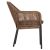 ΠΟΛΥΘΡΟΝΑ ΑΛΟΥΜΙΝΙΟΥ ΓΚΡΙ ΜΕ ΣΧΟΙΝΙ WICKER PE 56x66x79Yεκ. HM5855.03 |  Πολυθρόνες κήπου στο espiti