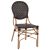 ΚΑΡΕΚΛΑ ΑΛΟΥΜΙΝΙΟΥ BAMBOO LOOK ΜΕ ΚΑΦΕ PE RATTAN HM5925.01 47x58x95Yεκ. |  Πολυθρόνες κήπου στο espiti
