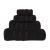 DAS HOME ΠΕΤΣΕΤΑ ΜΠΑΝΙΟΥ PRESTIGE 90Χ160 1173 BLACK |  Πετσέτες Προσώπου στο espiti