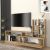 Σύνθεση τηλεόρασης Pesaro Megapap χρώμα sepet oak 165x25x91,3εκ. |  Έπιπλα τηλεόρασης στο espiti