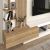Σύνθεση τηλεόρασης Vermont Megapap χρώμα λευκό - sepet oak 240x40x192εκ. |  Συνθέσεις σαλονιού στο espiti