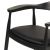 ΠΟΛΥΘΡΟΝΑ ΤΡΑΠΕΖΑΡΙΑΣ ADOR HM9948.02 RUBBERWOOD ΚΑΙ PU-ΜΑΥΡΟ 62x54x76,5Υεκ |  Πολυθρόνες σαλονιού στο espiti
